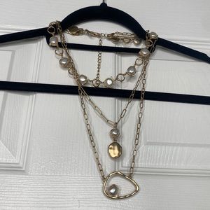WHBM multi layers necklace